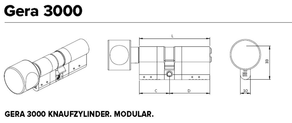 VEILIGHEIDS CILINDER GERA