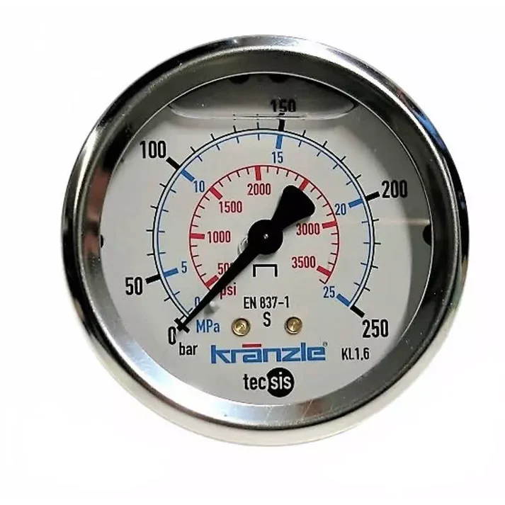 MANOMETER 250 BAR 63MM 1/4 KRANZLE