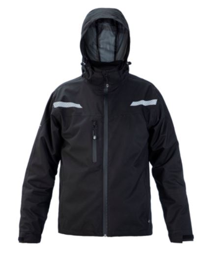 HYDRO REGENPARKA BONN ZWART