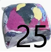 POETSDOEK VRAC KATOEN GEKLEURD (25KG)