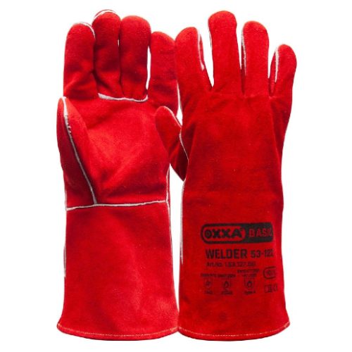 PAAR LAS HANDSCHOEN WELDER ROOD 35CM