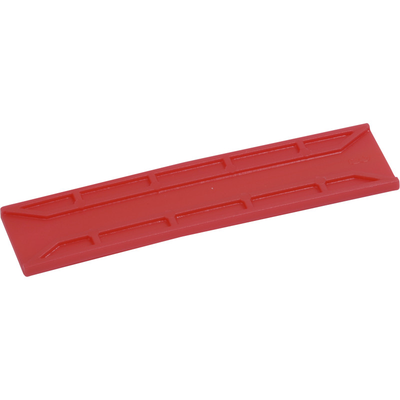 X 100ST PVC OPVULPLAATJE 22 X 3MM ROOD