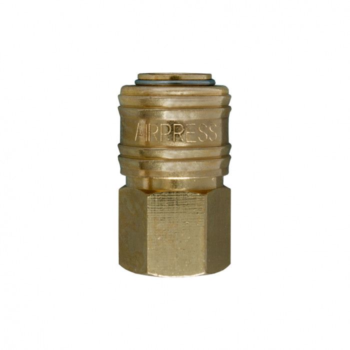 SNELKOPPELING EURO KOPER 1/4 V - INW (BOX 10) FRIBEL AIRPRESS 