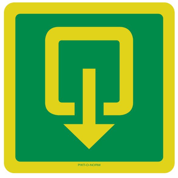 FOTOL UITGANG 150 PICTOGRAM PIKTONORM