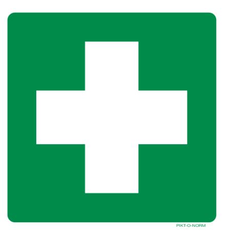PICTOGRAM EHBO PP 15X15 PIKTONORM