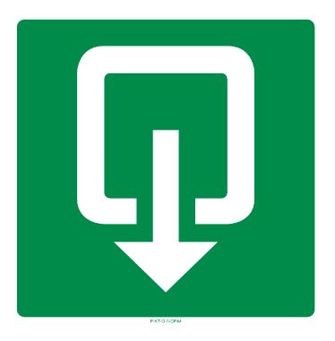 PICTOGRAM UITGANG PP200 PIKTONORM