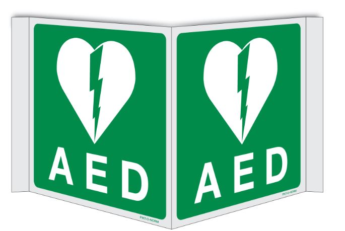 PICTOGRAM PANO AED PVC 300 X 150 PIKTONORM