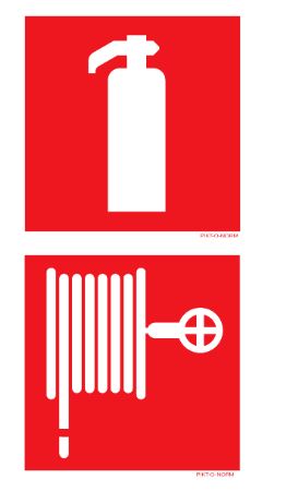 PICTOGRAM COMBI BLUS + SLANG  PP200 x 100 PIKTONORM