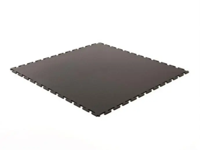 X 1ST PVC TEGELS 5MM 45X45CM ZWART 0.2025M2