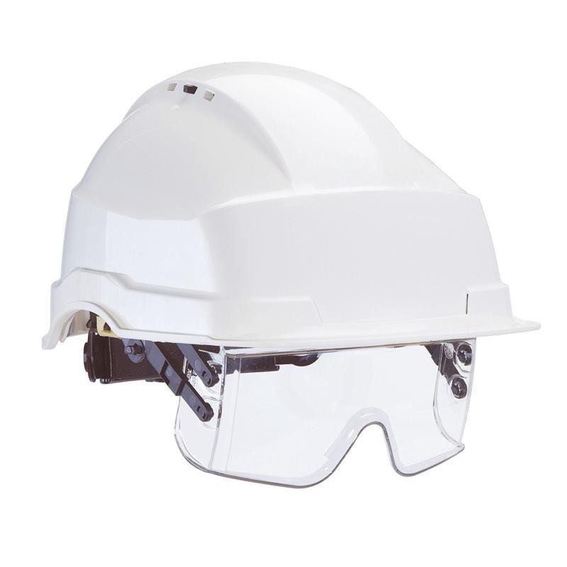 VEILIGHEIDS HELM MET INGEWERKTE BRIL IRIS 2 