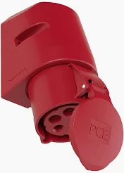 STOPKONTAKT OPBOUW 5 POL 32A 380V