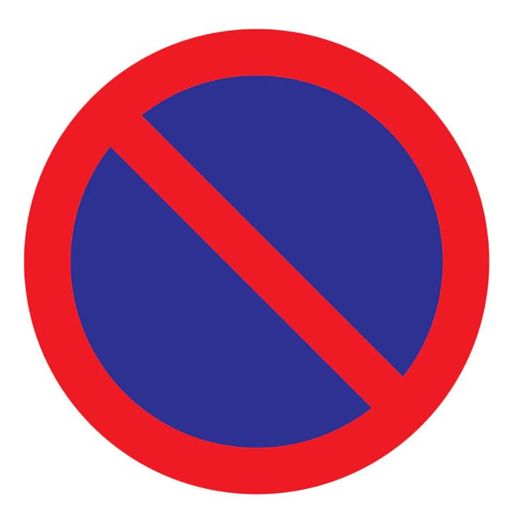 BORD ROND 300MM PARKEERVERBOD PICKUP