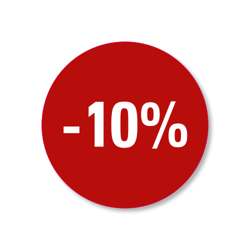 -10% korting klantenkaart