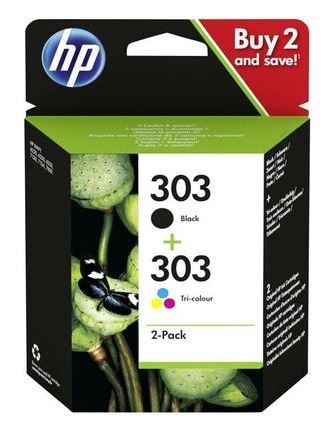 HP303 CARTRIDGES ZWART + 3 KLEUREN MULTIPACK