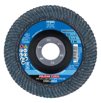 POLIFAN CURVE PFR 125X16 Z40 SGP ZIRKON