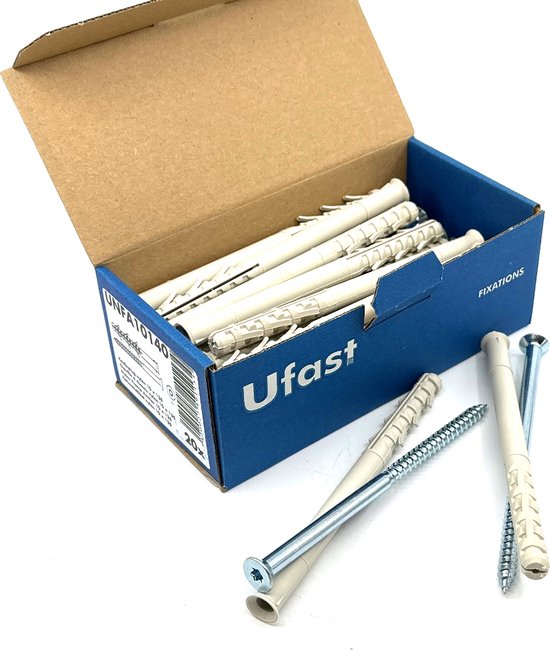 X 100ST NAGELPLUGGEN 6X40 UFAST