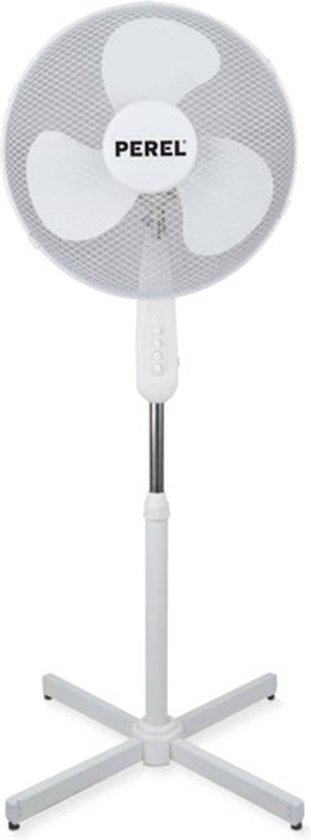 VENTILATOR DIA 40CM WIT STATIEF 50W PEREL