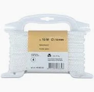 NYLON TOUW OP KAART 10MM - 20M