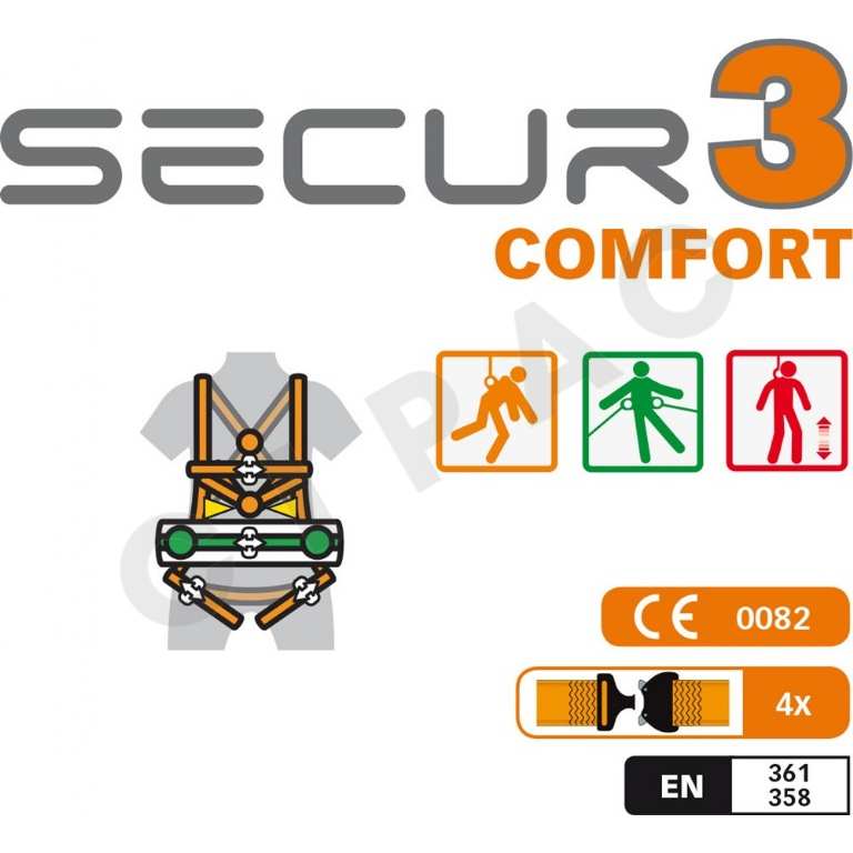 VEILIGHEIDS HARNAS 3 SECUR