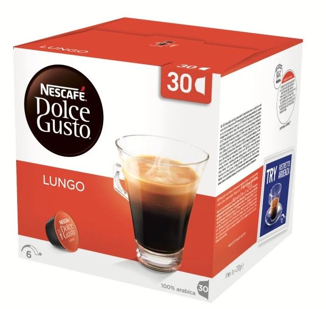 NESCAFE DOLCE GUSTO LUNGO 30 Stuks