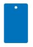 X 100 KUNSTSTOF LABELS BLAUW PVC 100X45