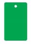 X 100 KUNSTSTOF LABELS GROEN PVC 100X45
