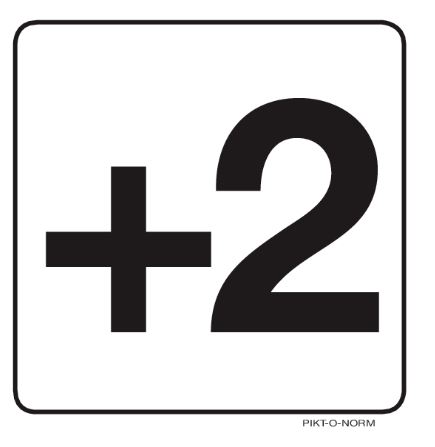 PICTOGRAM +2 PP 100 PIKTONORM