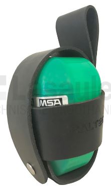 HOUDER LEDER VLUCHTMASKER MSA