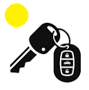AUTOSLEUTEL - GEEL -