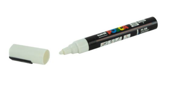KRIJTSTIFT WIT VERKEERSBORDEN PIKTONORM