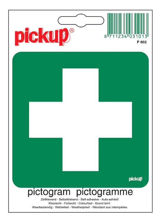 PICTOGRAM 10X10CM EHBO POST PICKUP