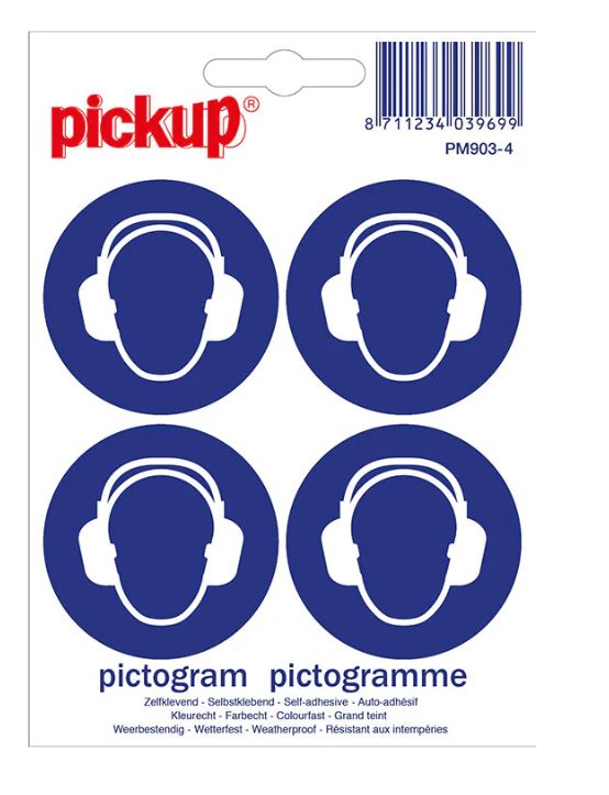 MINI PICTOGRAM 4.7CM 4ST OORBESCH DRAGEN PICKUP