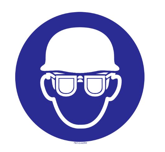 PICTOGRAM BRIL VERPLICHT 200MM