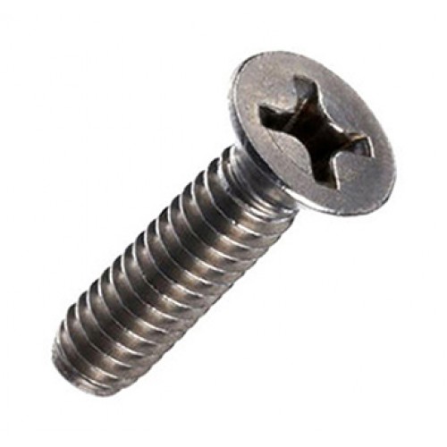 X 200ST METAALVIJS PLATKOP DIN 965 INOX A2