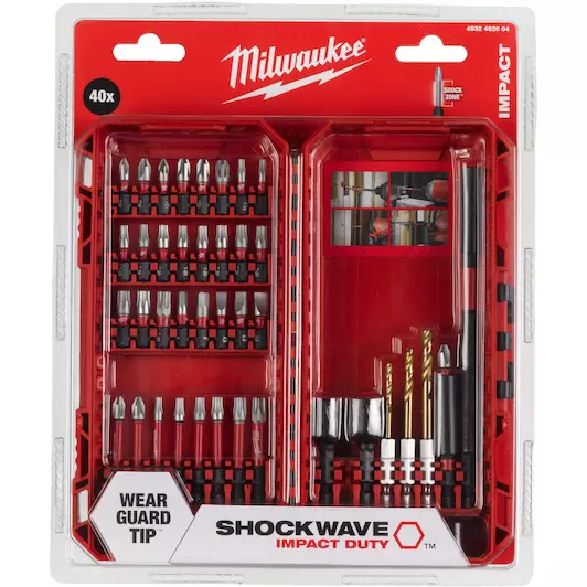 SHOCKWAVE IMPACT BITSET 40-DELIG MILWAUKEE