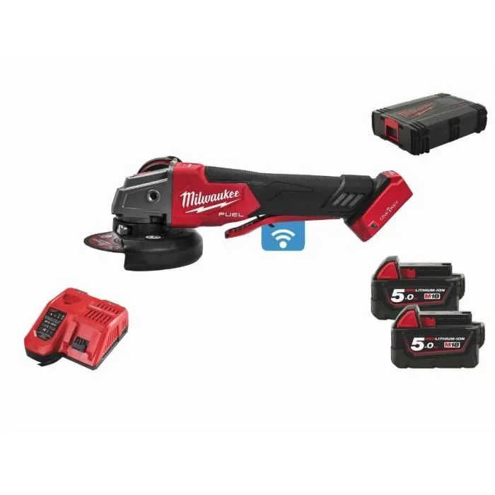 BODY H SLIJPER 125MM - 18V 2X5.0AH DODEMANS MILWAUKEE