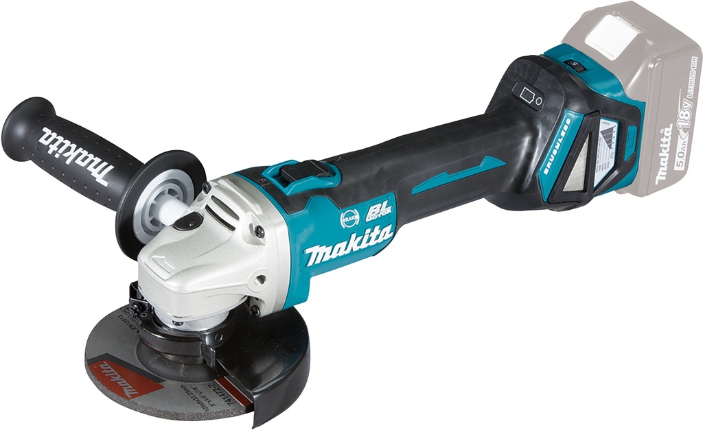 BODY H SLIJPER ACCU 18V 125MM REGELBAAR+ REM MAKITA