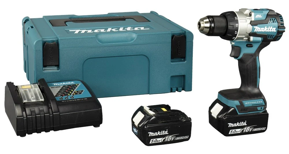 ACCU KLOPBOORMACH 18V- 2X5.0AH 54NM MAKITA