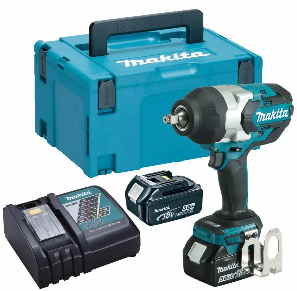 ACCU SLAGMOERMACH 1/2- 1050NM 18V 2X5.0AH MAKITA