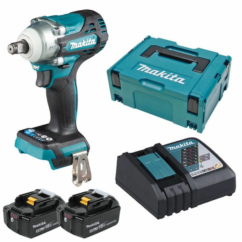 ACCU SLAGMOERMACH 1/2 - 330NM 2X5.0AH 18V MAKITA