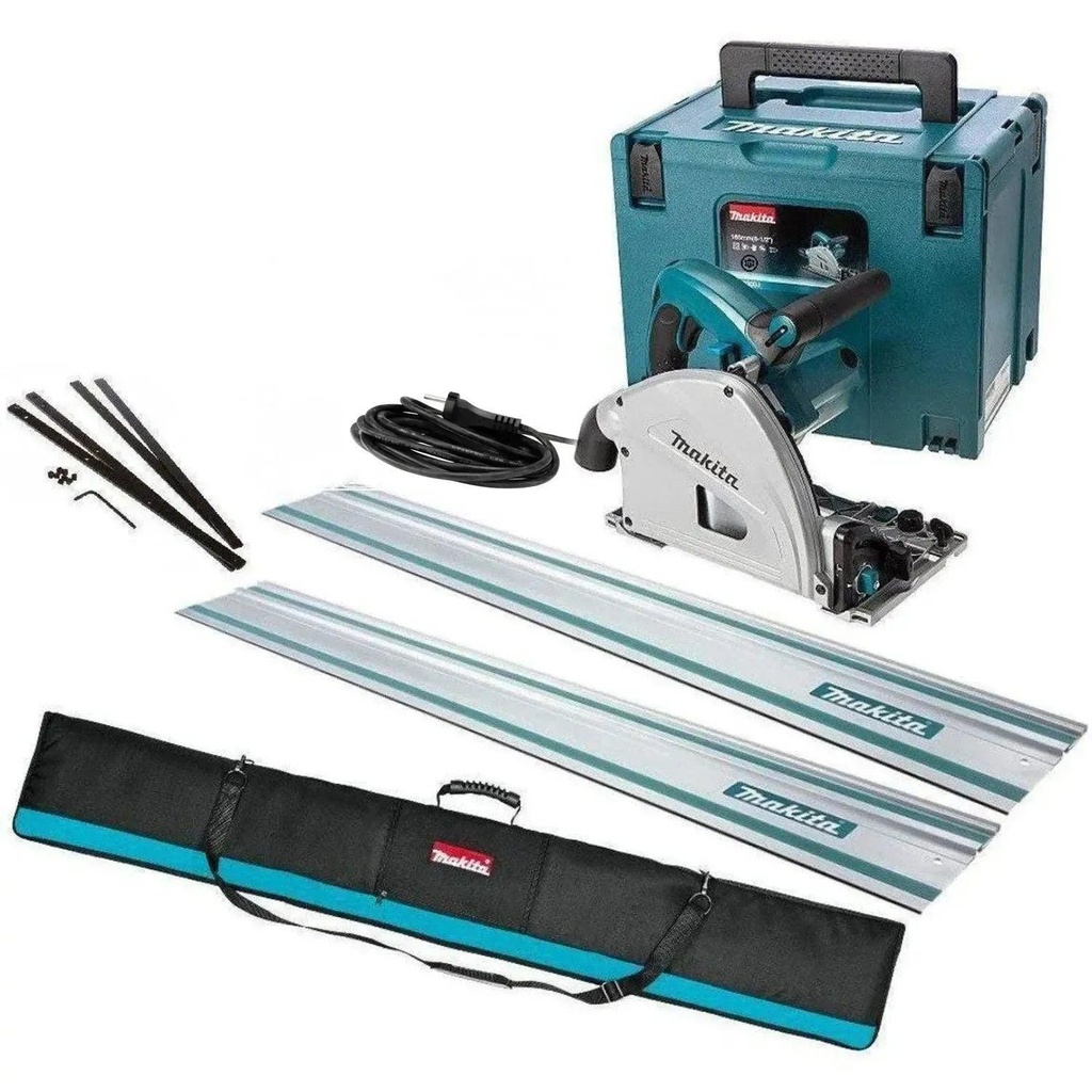 INVAL CIRKELZAAG + 2 RAILS + KOPPELSTRIP MAKITA