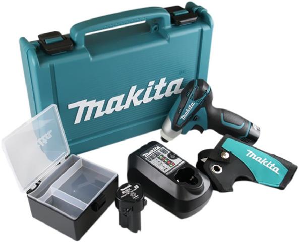IMPACT SCHROEVENDRAAIER 10.8V + 2XBL1013 + DCA10WA MAKITA