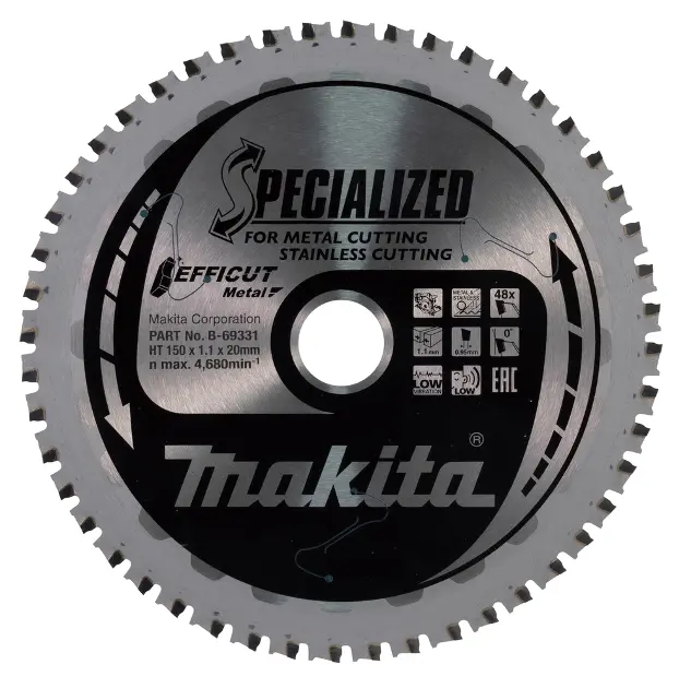 WIDIA ZAAG 150 / 1.1 / 20 Z60 METAAL ISOPANEL MAKITA