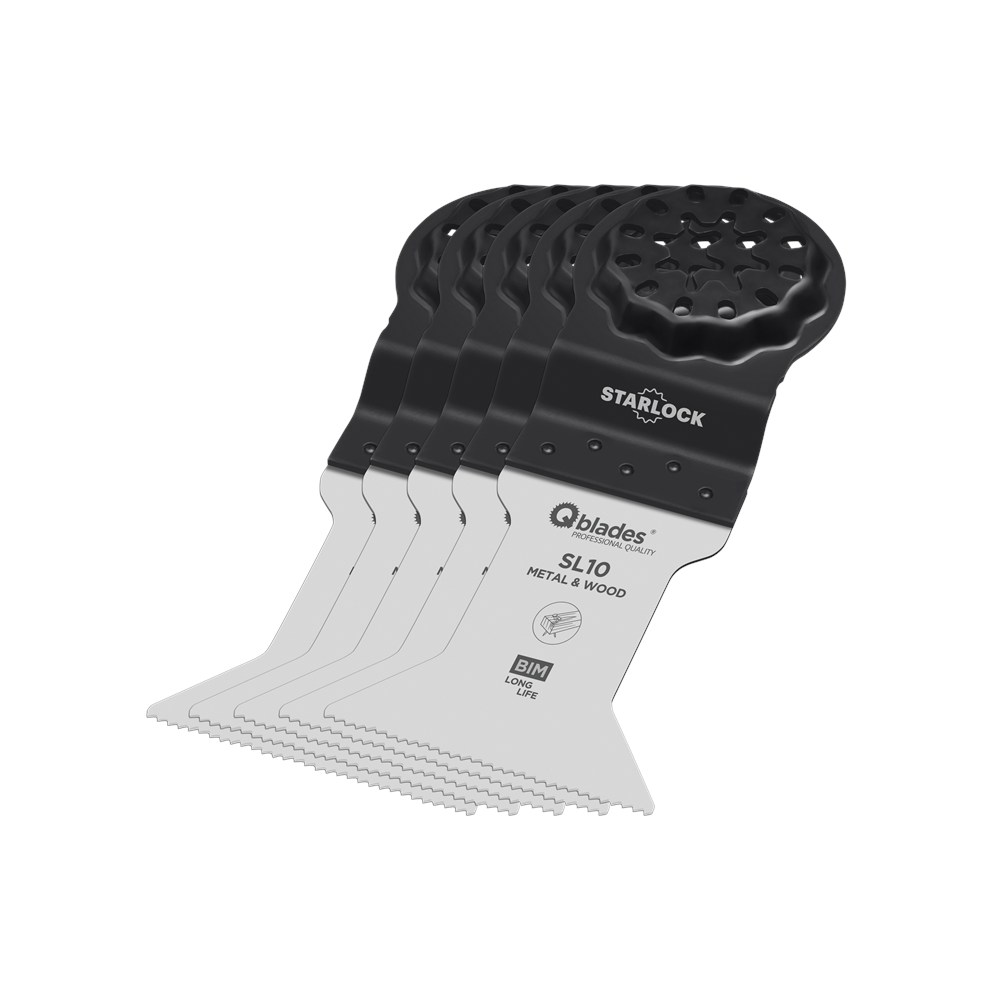 QBLADES X 5 ST ZAAGBLAD BI-METAAL 44X55mm SL10