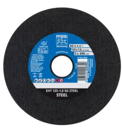 PFERD SNIJ SCHIJF EHT 125-1,0 SG STEEL