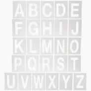 PLAK LETTER / CIJFER PICKUP