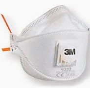 STOFMASKER FFP3 AURA™ COMFORT COOL FLOW 9332+MET VENTIEL (5 STUKS)