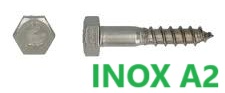 TIREFOND DIN 571 INOX A2