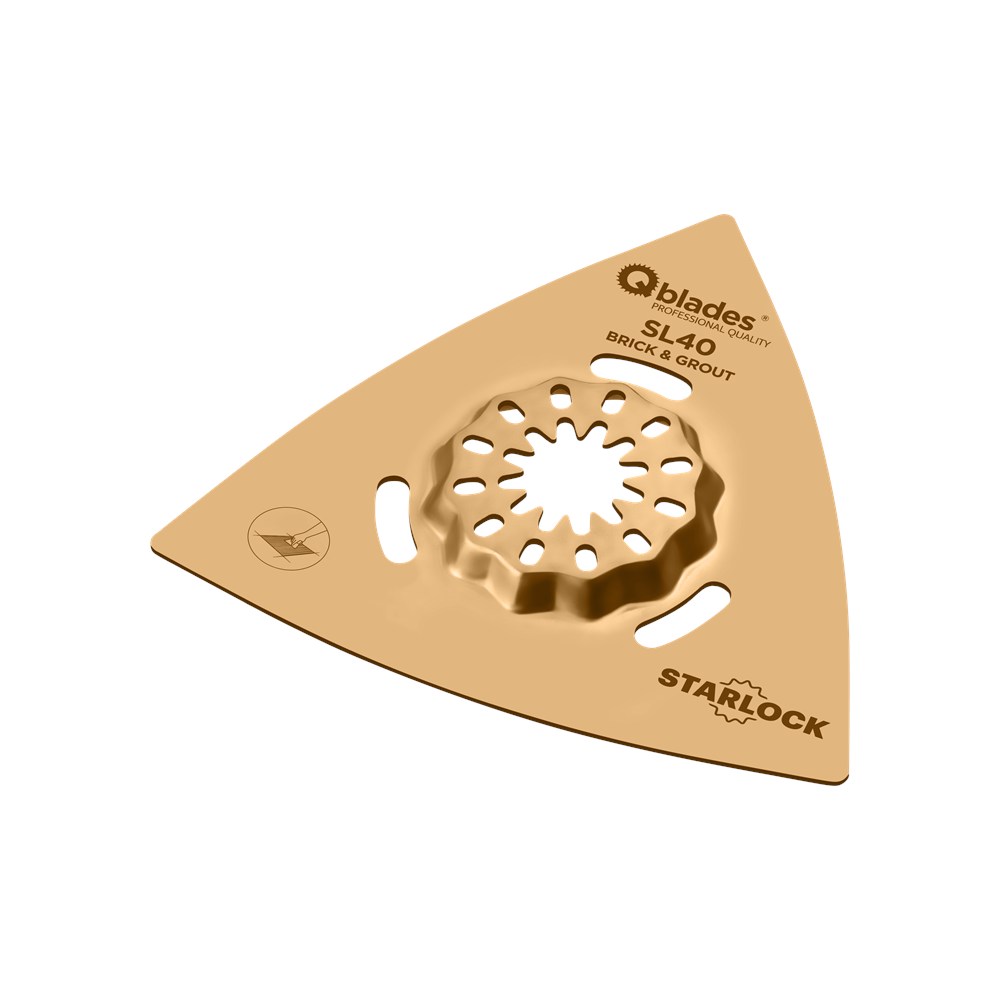 QBLADES X 1ST  Starlock Hardm. Slijpdriehoek 80mm SL40-1ST