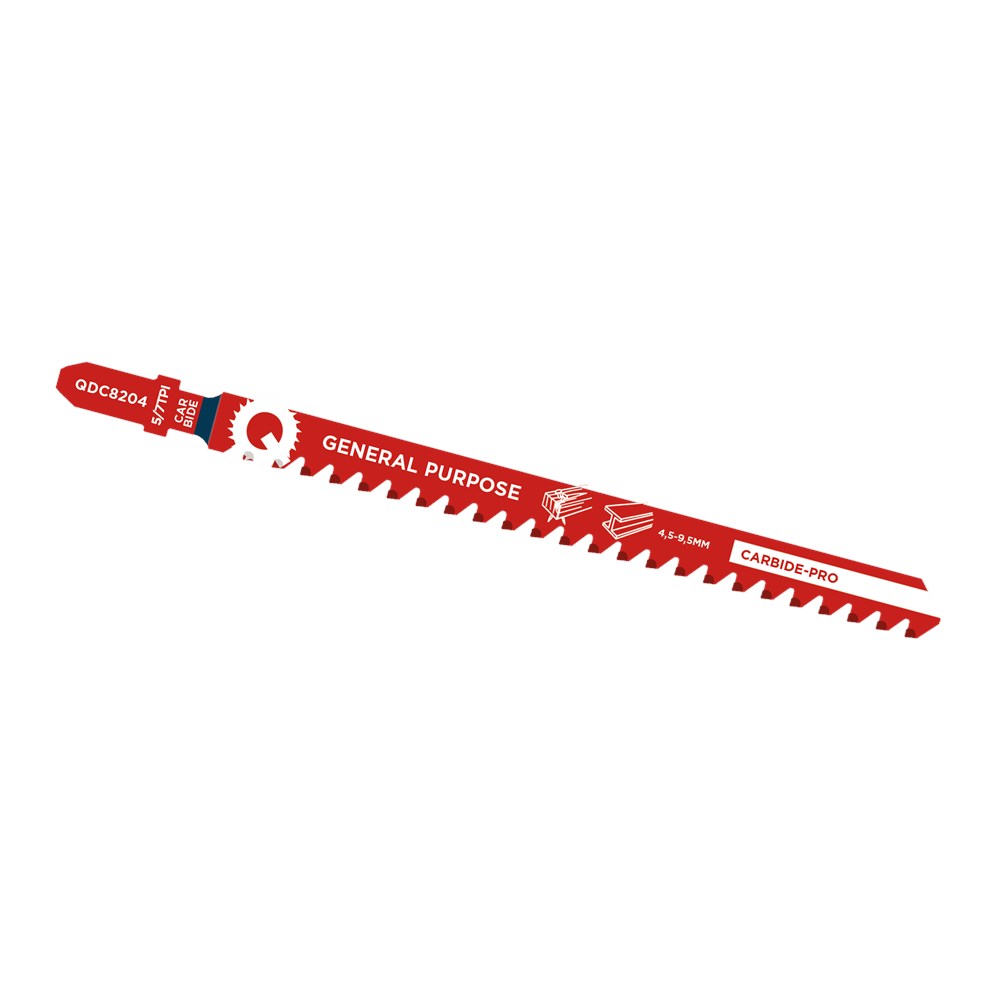 QBLADES X 3ST  Decoupeerzaagblad Alleskunner, Hout met spijkers, Staal tot 9,5mm, CARB, 5/7tpi - 130mm, 50x longer life